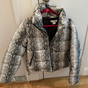 Glamorous Snakeskin Winter Coat